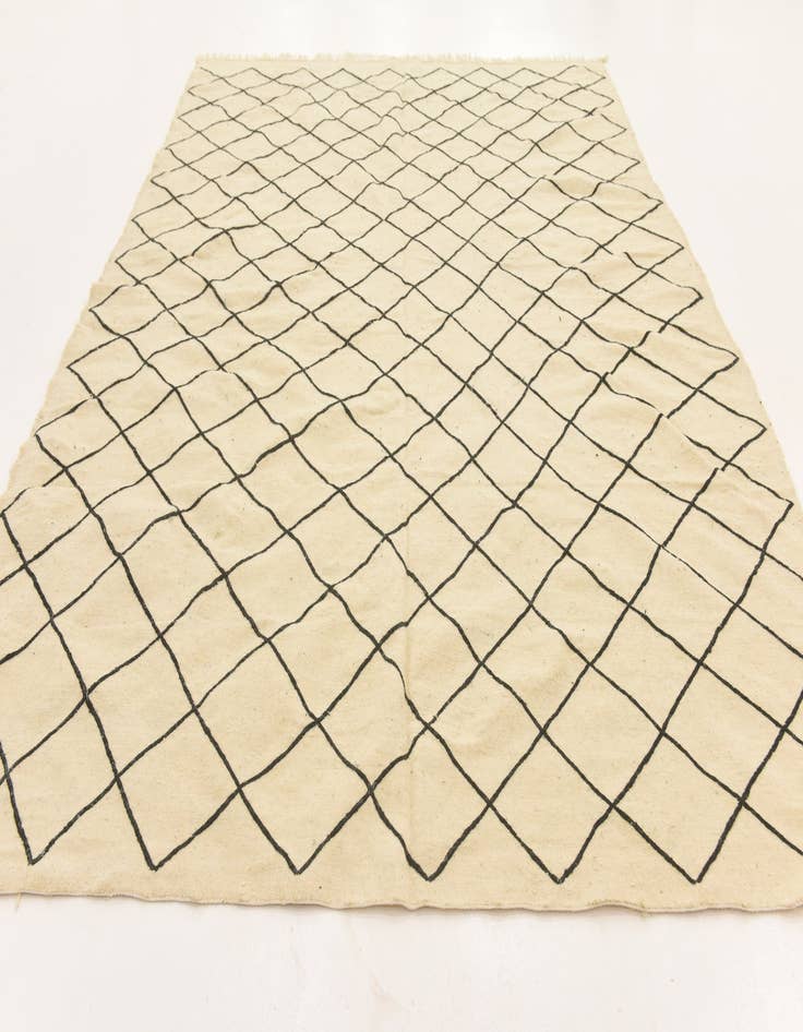 Detail image of  8' 10 x 12' 6  Hand Knotted Moroccan Wool Rug