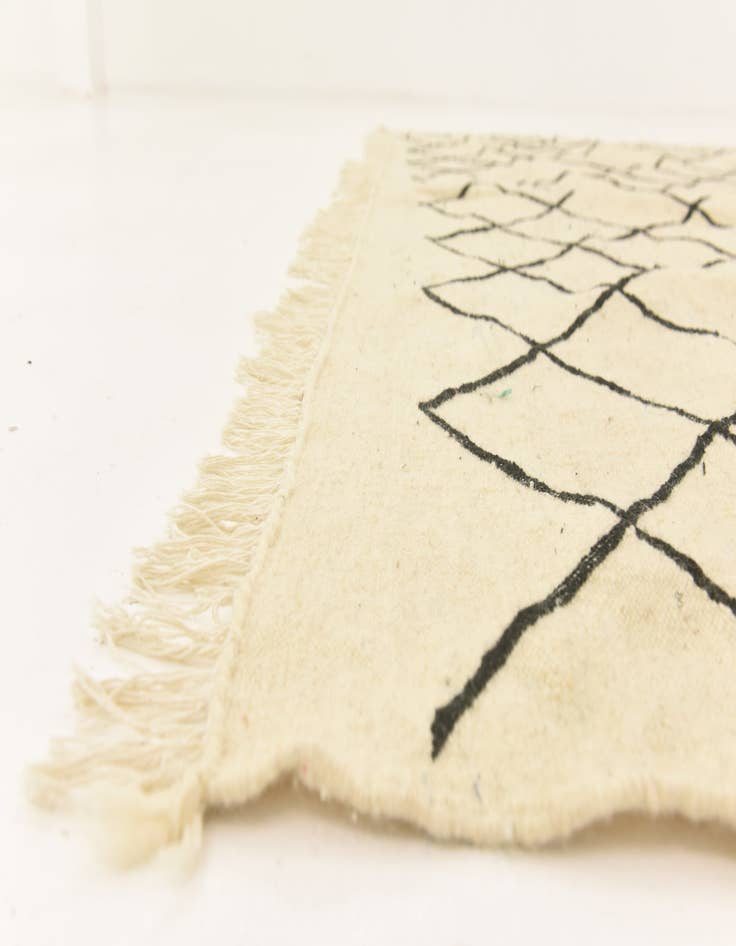 Detail image of  8' 10 x 12' 6  Hand Knotted Moroccan Wool Rug