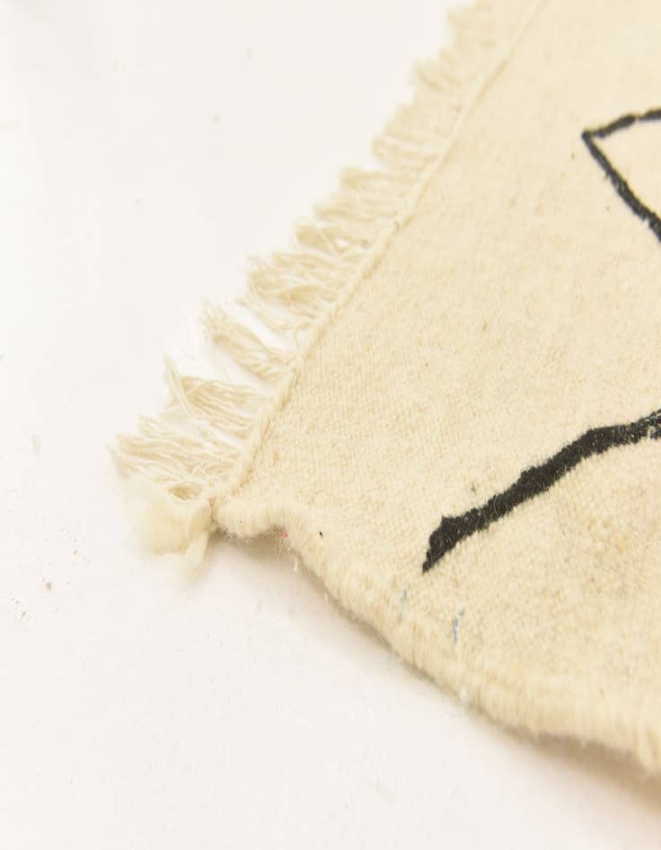 Detail image of  8' 10 x 12' 6  Hand Knotted Moroccan Wool Rug