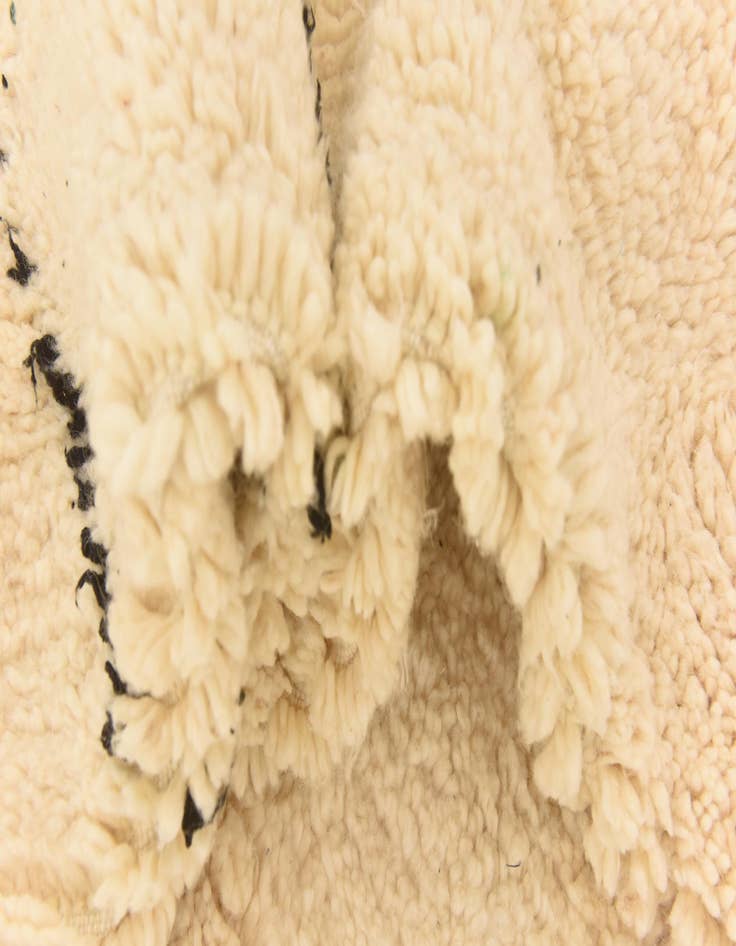 Detail image of  7' 2 x 9' 6  Hand Knotted Moroccan Wool Rug