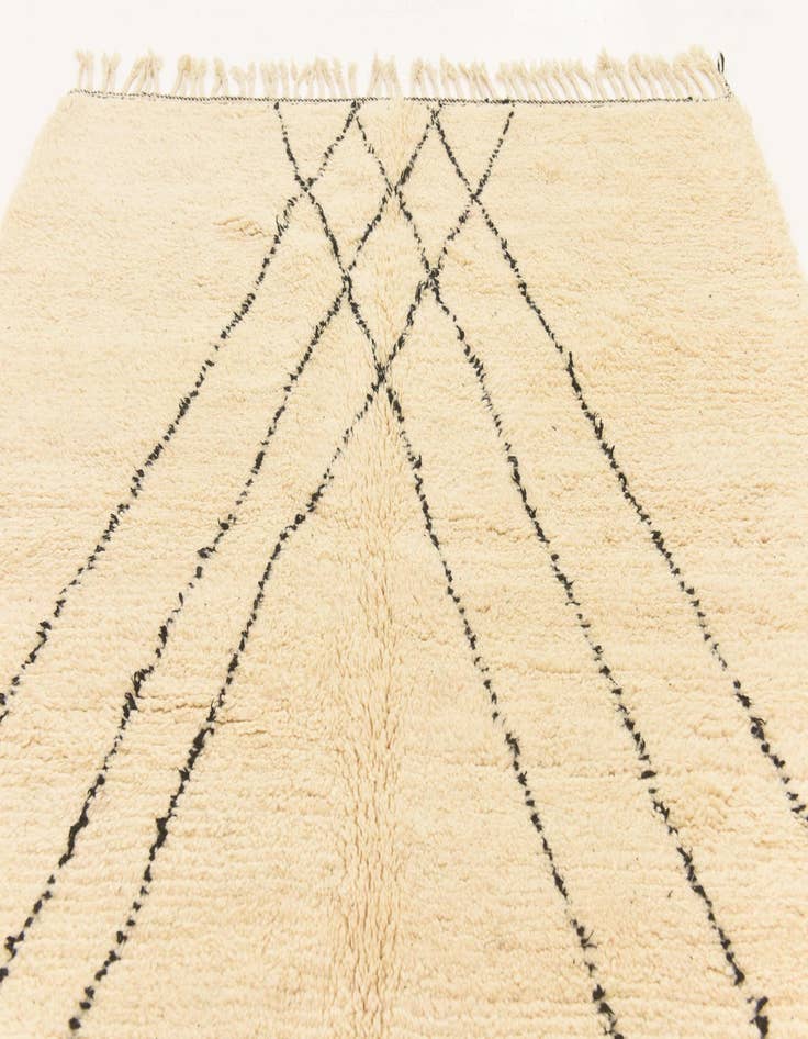 Detail image of  7' 2 x 9' 6  Hand Knotted Moroccan Wool Rug