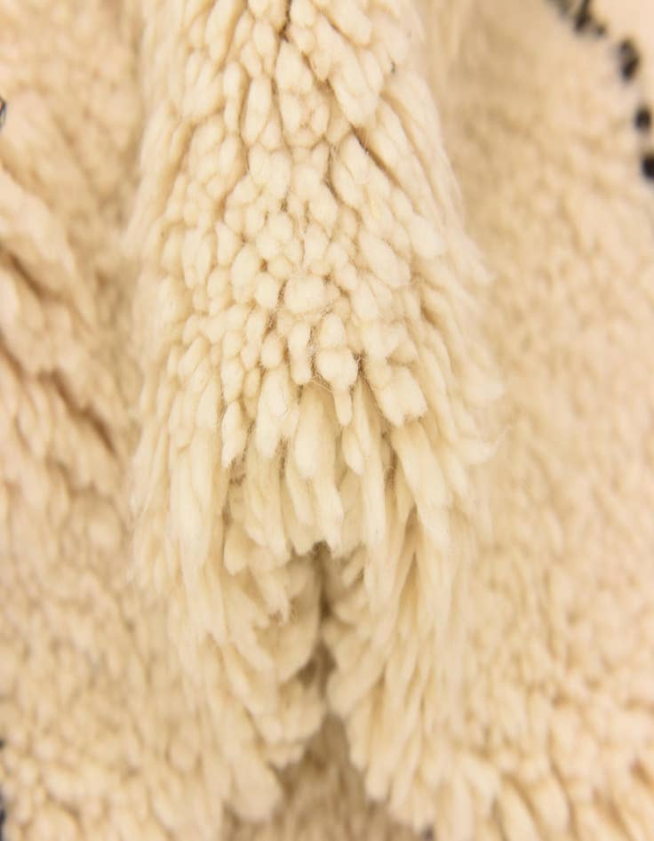 Detail image of  7' x 9' 6  Hand Knotted Moroccan Wool Rug