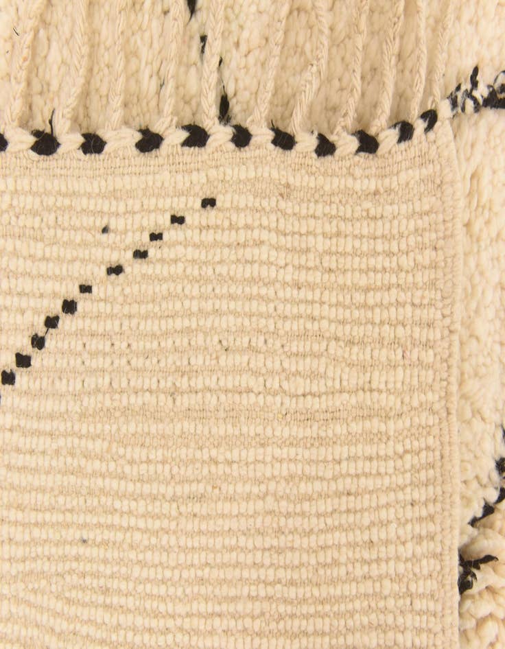 Detail image of  7' x 9' 6  Hand Knotted Moroccan Wool Rug