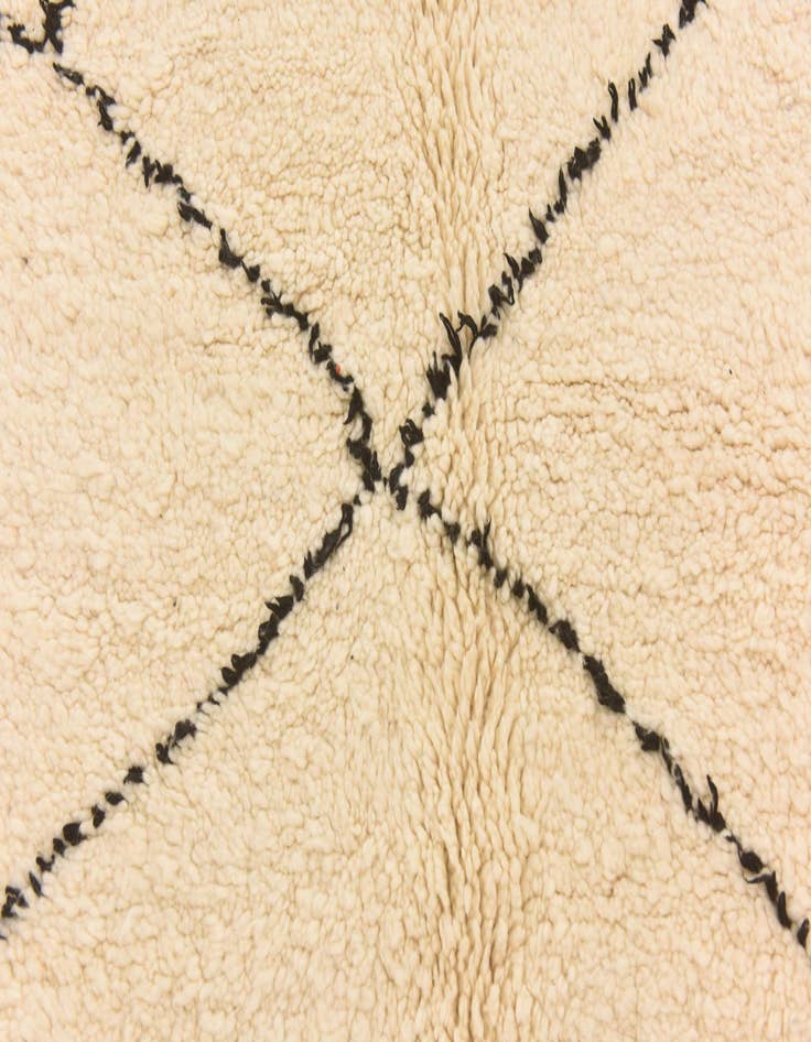 Detail image of  7' x 9' 6  Hand Knotted Moroccan Wool Rug