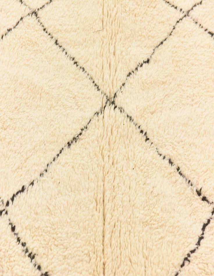 Detail image of  7' 1 x 9' 10  Hand Knotted Moroccan Wool Rug