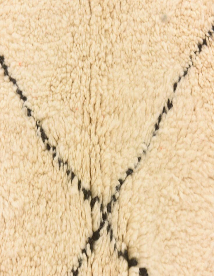 Detail image of  7' 1 x 9' 10  Hand Knotted Moroccan Wool Rug