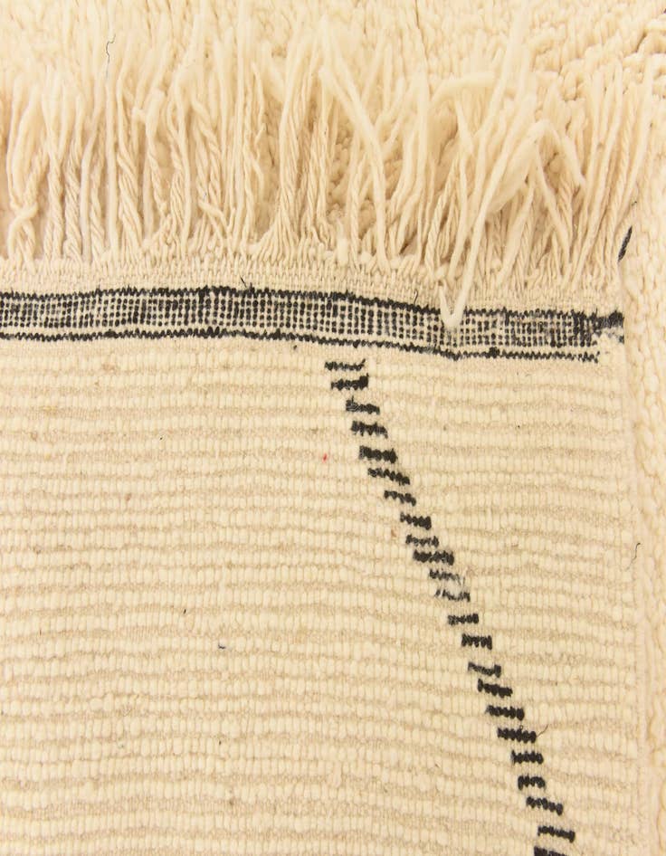 Detail image of  6' 5 x 10' 1  Hand Knotted Moroccan Wool Rug