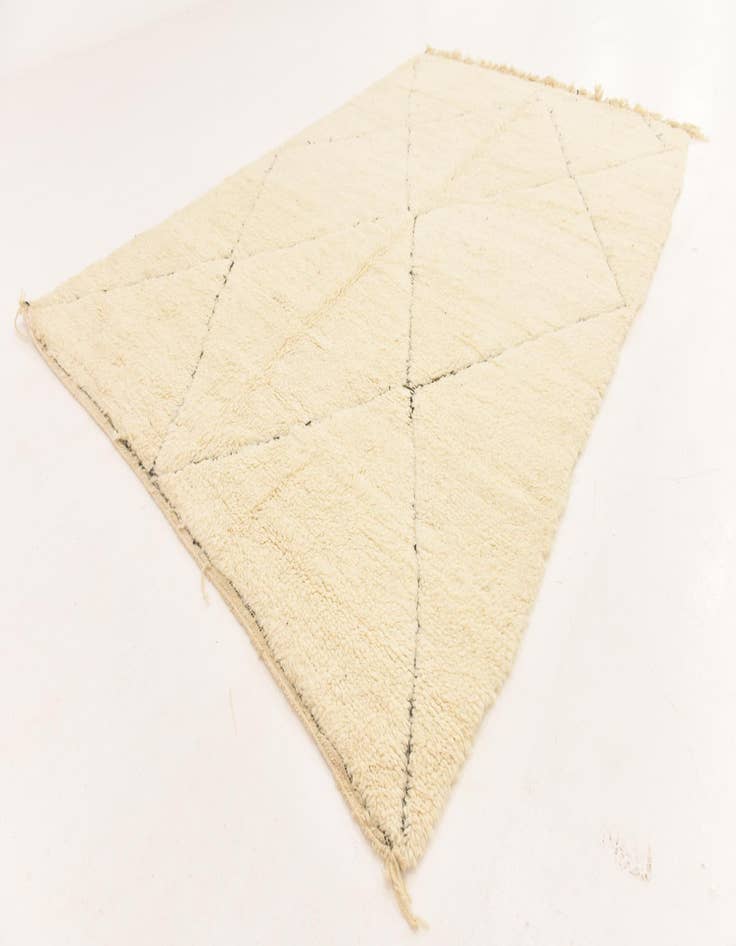 Detail image of  6' 5 x 10' 1  Hand Knotted Moroccan Wool Rug