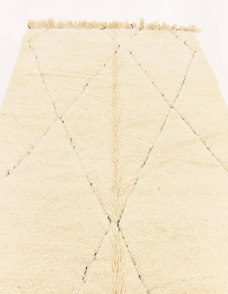 Detail image of  6' 5 x 10' 1  Hand Knotted Moroccan Wool Rug