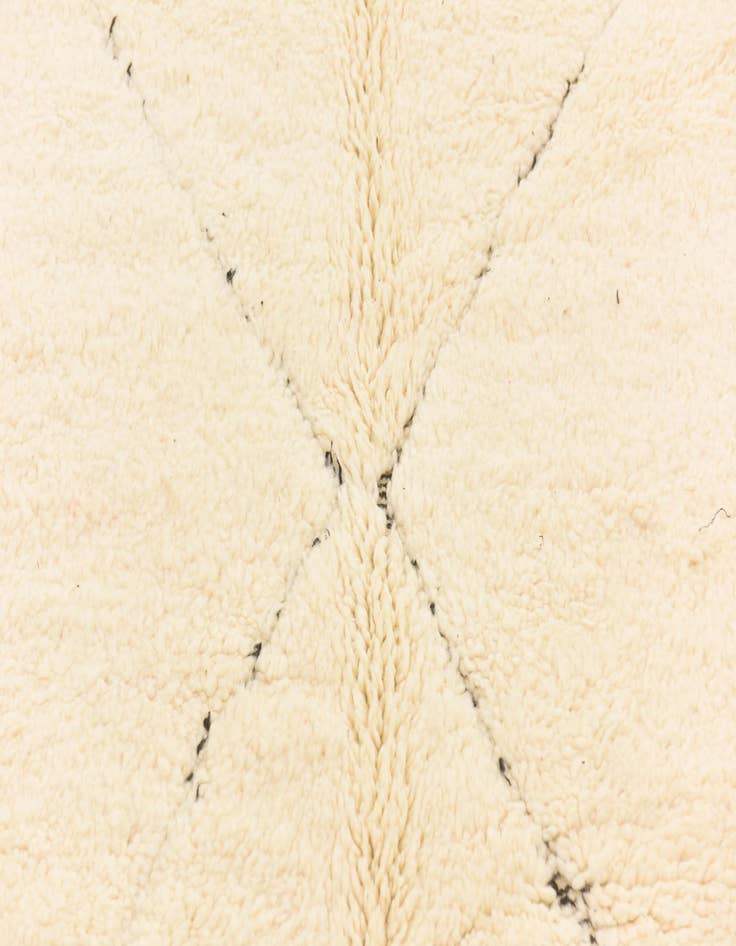 Detail image of  6' 5 x 10' 1  Hand Knotted Moroccan Wool Rug