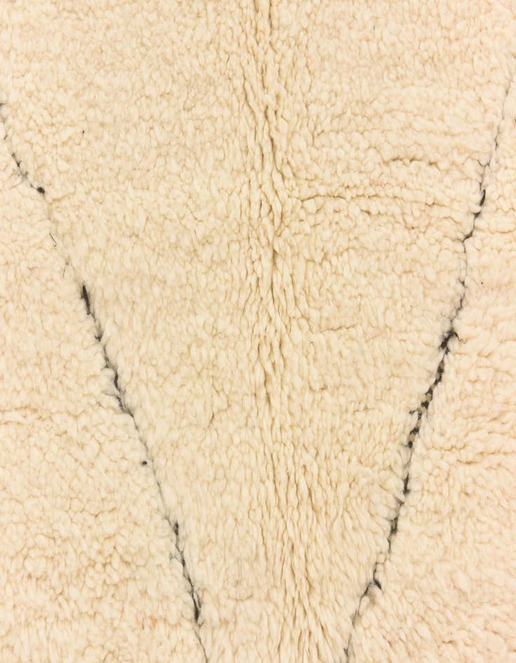 Detail image of  6' 5 x 10' 1  Hand Knotted Moroccan Wool Rug