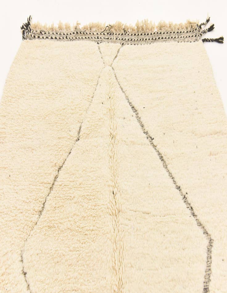 Detail image of  5' 7 x 8' 2  Hand Knotted Moroccan Wool Rug