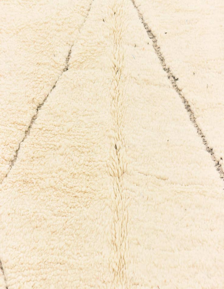 Detail image of  5' 7 x 8' 2  Hand Knotted Moroccan Wool Rug