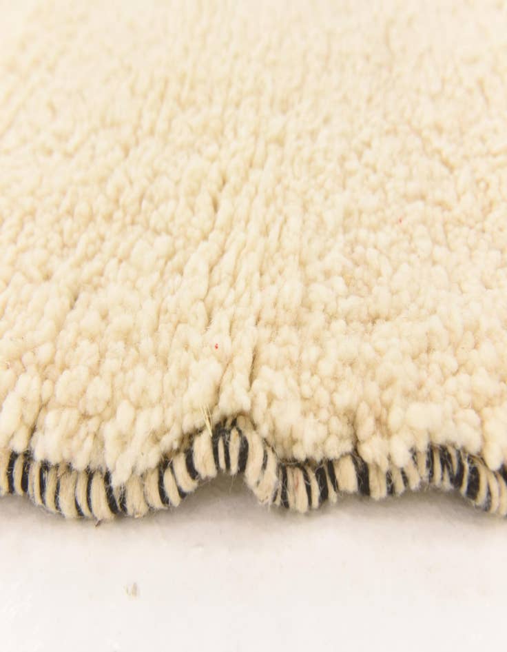 Detail image of  5' 7 x 8' 2  Hand Knotted Moroccan Wool Rug