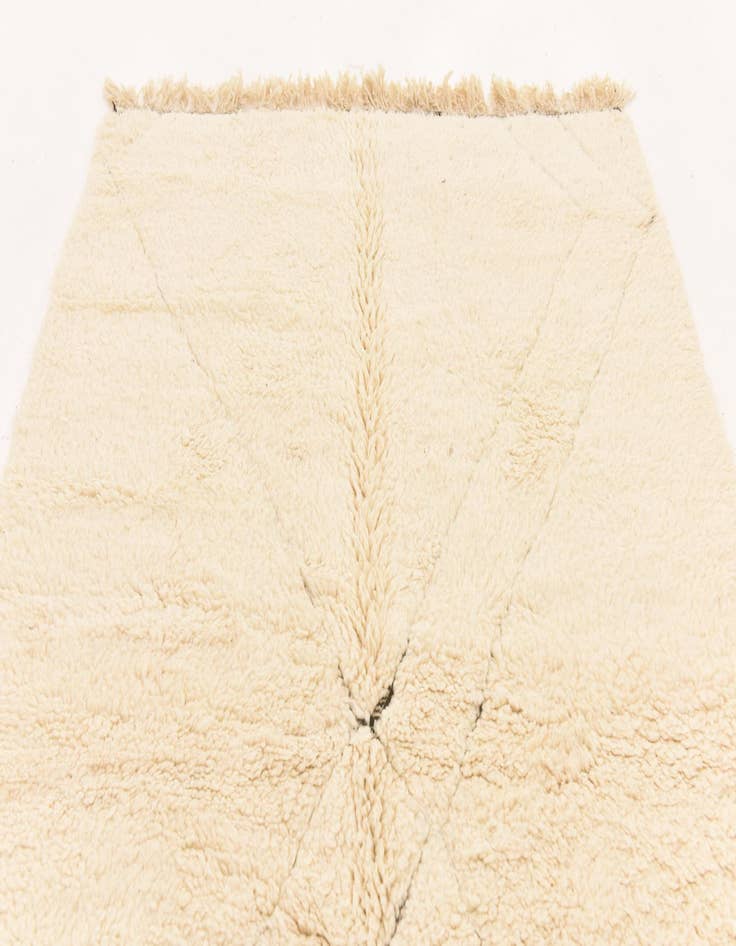 Detail image of  5' 3 x 8'  Hand Knotted Moroccan Wool Rug