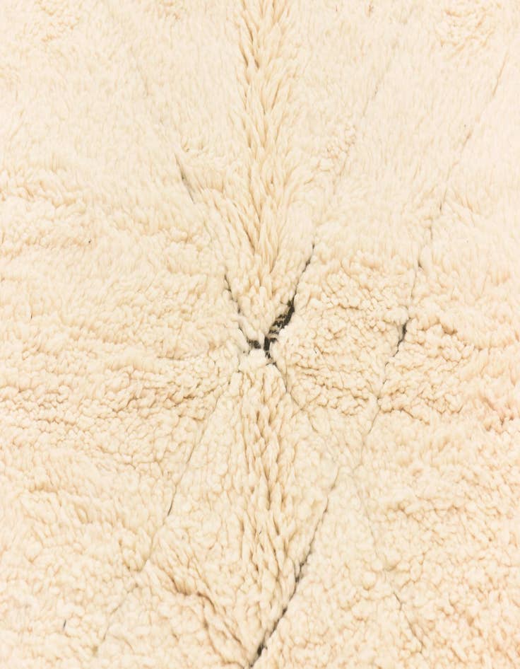 Detail image of  5' 3 x 8'  Hand Knotted Moroccan Wool Rug