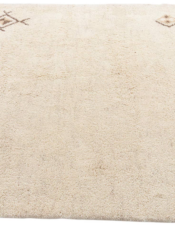 Detail image of  5' 8 x 8'  Hand Knotted Moroccan Wool Rug