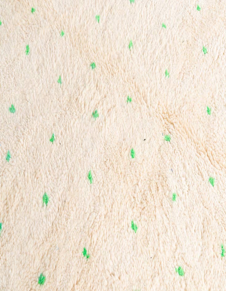 Detail image of  5' 2 x 8'  Hand Knotted Moroccan Wool Rug