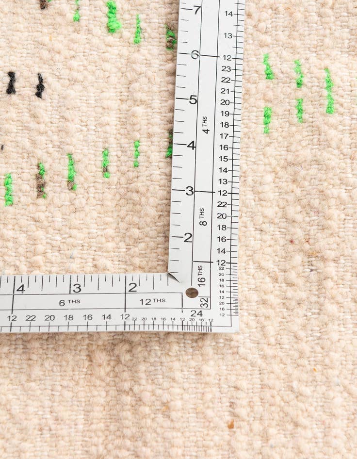 Detail image of  6' 6 x 9' 4  Hand Knotted Moroccan Wool Rug