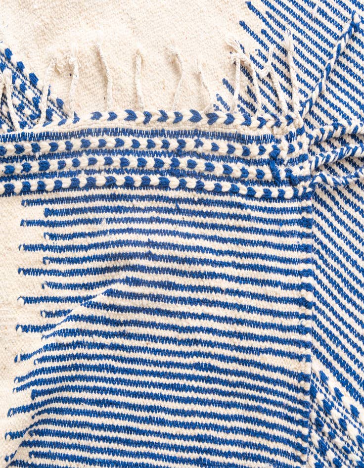 Detail image of  7' 2 x 11'  Hand Knotted Moroccan Wool Rug