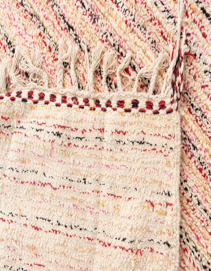 Detail image of  5' 1 x 6' 9  Hand Knotted Moroccan Wool Rug