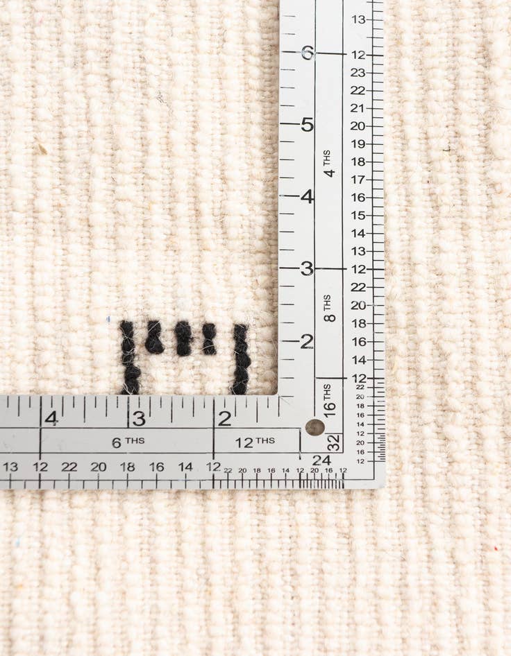 Detail image of  5' x 8'  Hand Knotted Moroccan Wool Rug