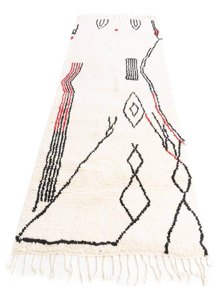 Detail image of  5' x 8' 8  Hand Knotted Moroccan Wool Rug