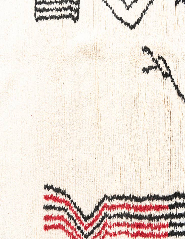 Detail image of  5' x 8' 8  Hand Knotted Moroccan Wool Rug