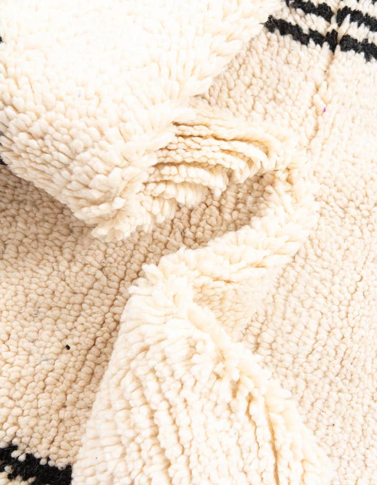 Detail image of  5' x 8' 8  Hand Knotted Moroccan Wool Rug