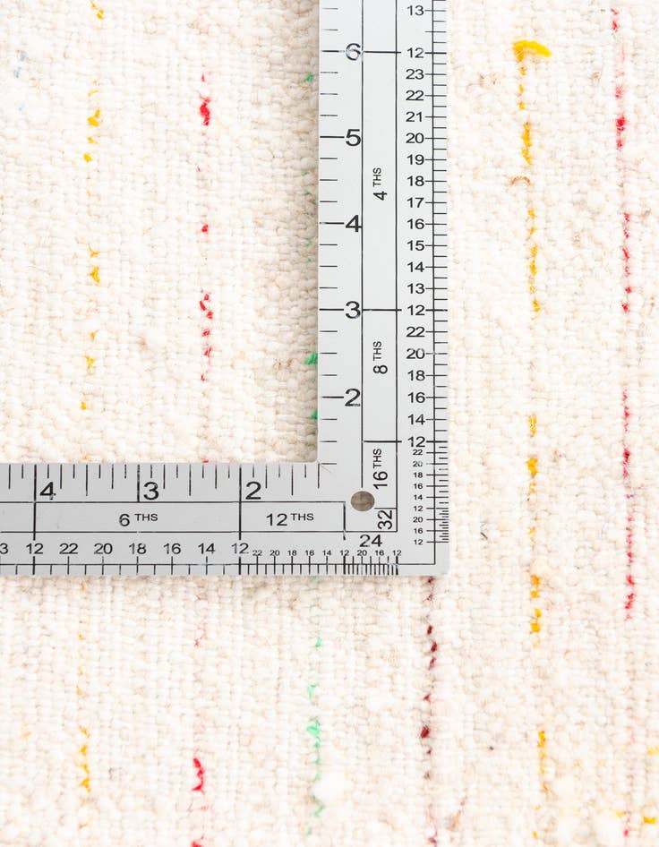 Detail image of  5' 4 x 9' 2  Hand Knotted Moroccan Wool Rug