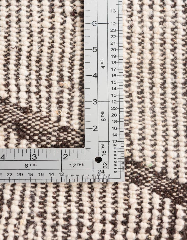 Detail image of  5' 4 x 9'  Hand Knotted Moroccan Wool Rug