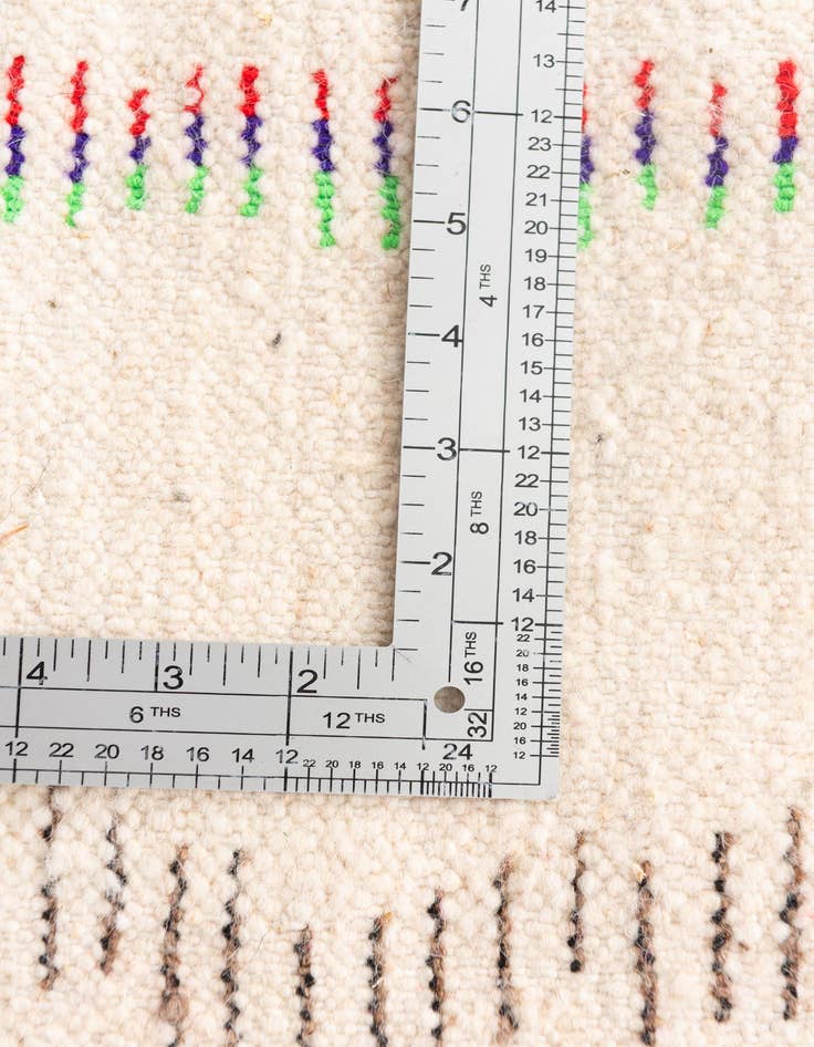 Detail image of  4' 9 x 6' 8  Hand Knotted Moroccan Wool Rug