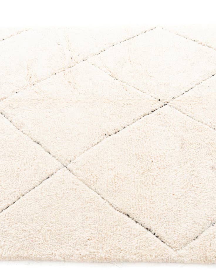 Detail image of  6' 6 x 9' 5  Hand Knotted Moroccan Wool Rug