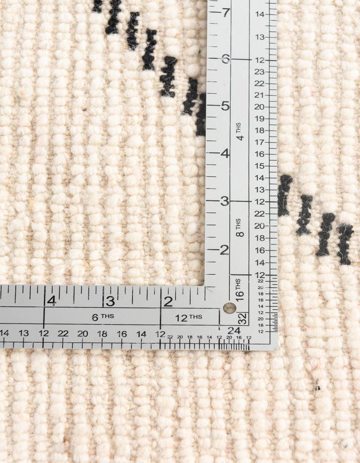 Detail image of  6' 6 x 9' 5  Hand Knotted Moroccan Wool Rug