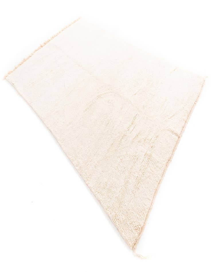 Detail image of  6' 6 x 10'  Hand Knotted Moroccan Wool Rug