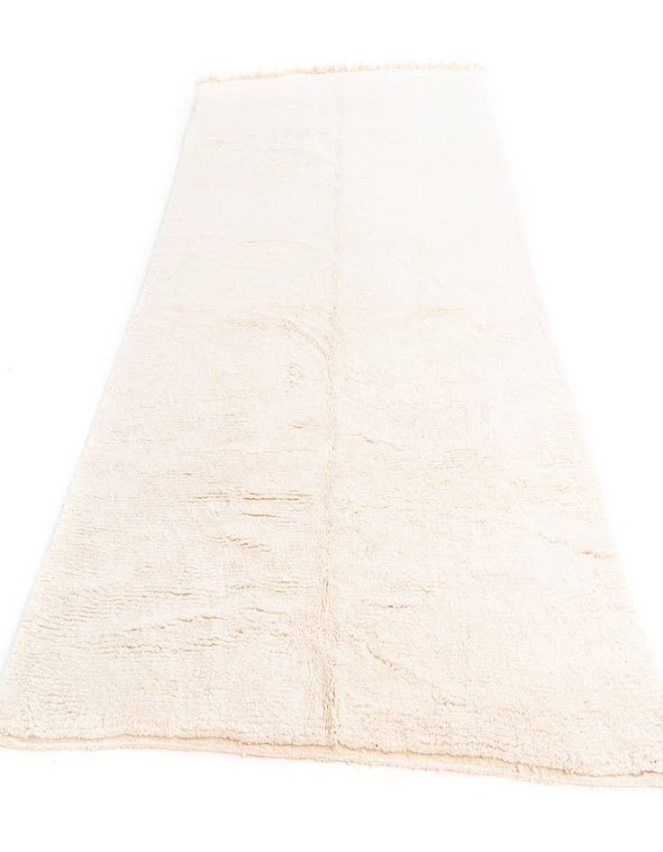 Detail image of  6' 6 x 10'  Hand Knotted Moroccan Wool Rug