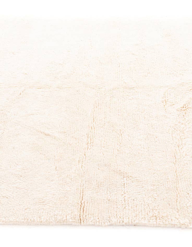 Detail image of  6' 6 x 10'  Hand Knotted Moroccan Wool Rug