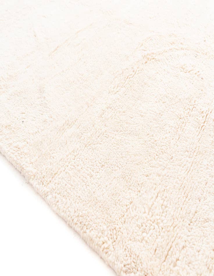 Detail image of  6' 6 x 10'  Hand Knotted Moroccan Wool Rug