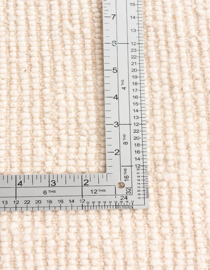 Detail image of  6' 6 x 10'  Hand Knotted Moroccan Wool Rug