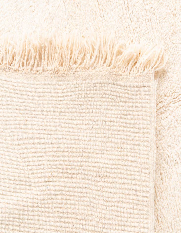 Detail image of  6' 6 x 10'  Hand Knotted Moroccan Wool Rug