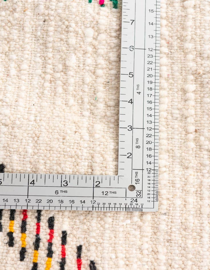 Detail image of  5' 2 x 8' 2  Hand Knotted Moroccan Wool Rug