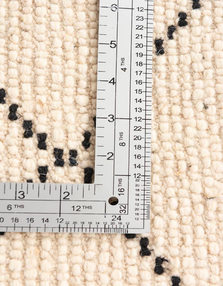 Detail image of  5' 4 x 8' 3  Hand Knotted Moroccan Wool Rug