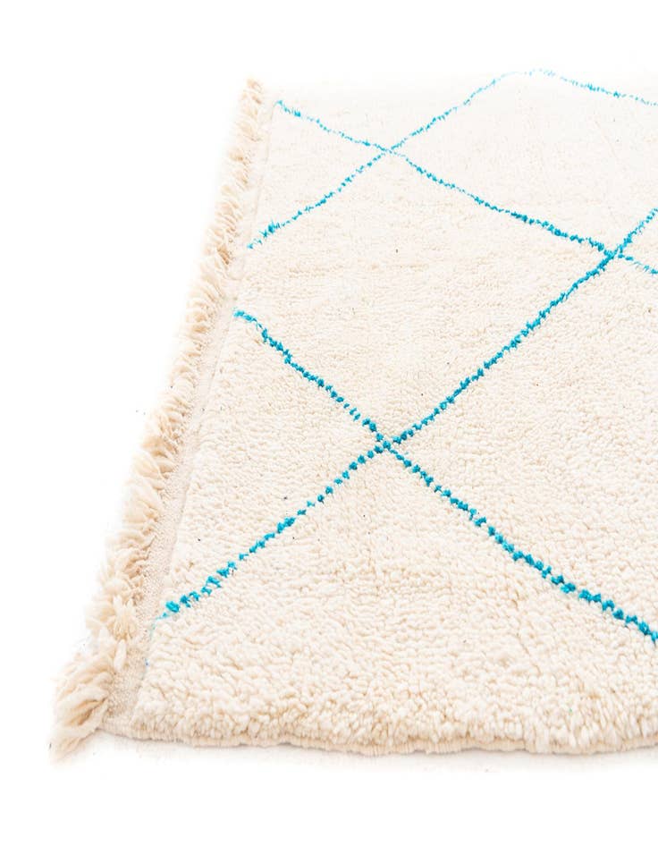 Detail image of  5' x 8' 2  Hand Knotted Moroccan Wool Rug