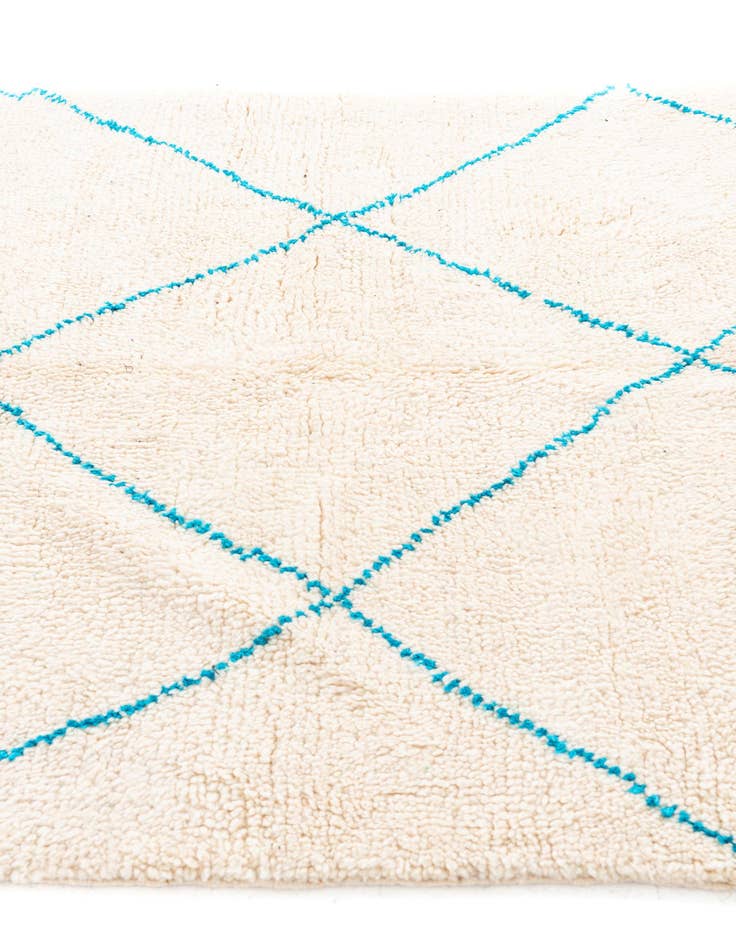 Detail image of  5' x 8' 2  Hand Knotted Moroccan Wool Rug