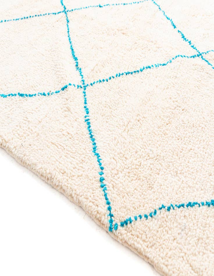 Detail image of  5' x 8' 2  Hand Knotted Moroccan Wool Rug