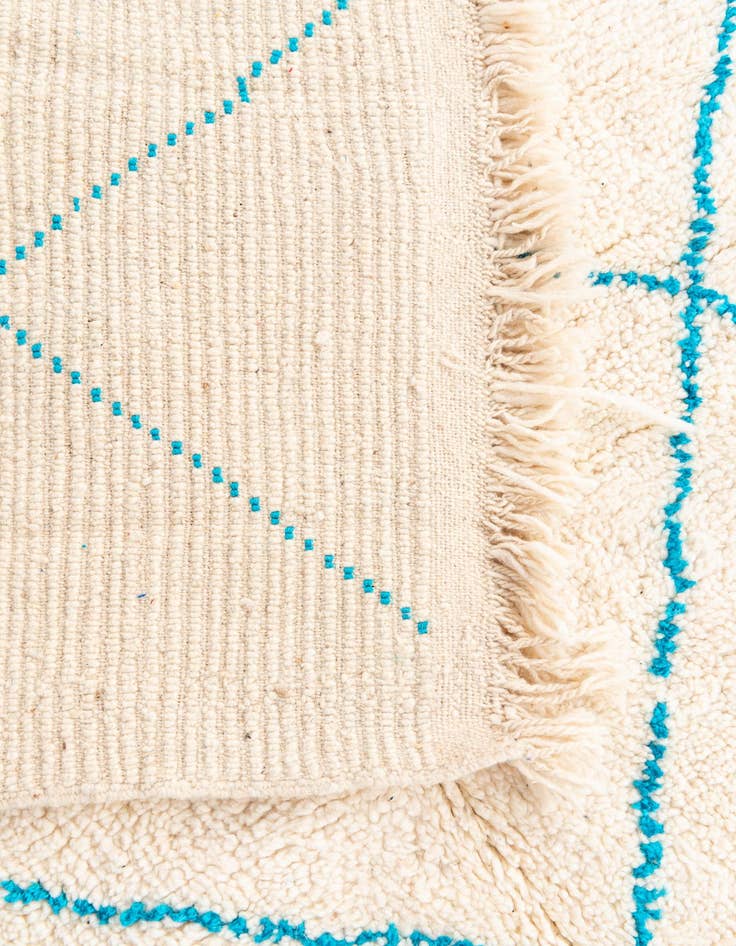 Detail image of  5' x 8' 2  Hand Knotted Moroccan Wool Rug