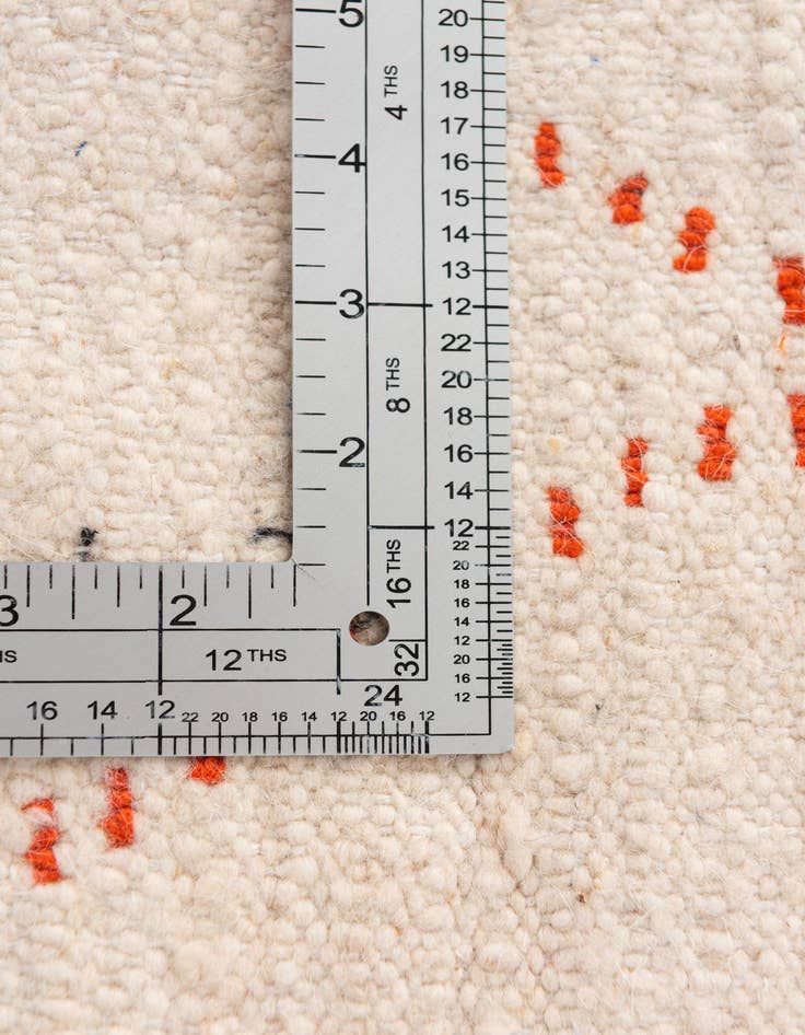 Detail image of  5' 4 x 7' 6  Hand Knotted Moroccan Wool Rug