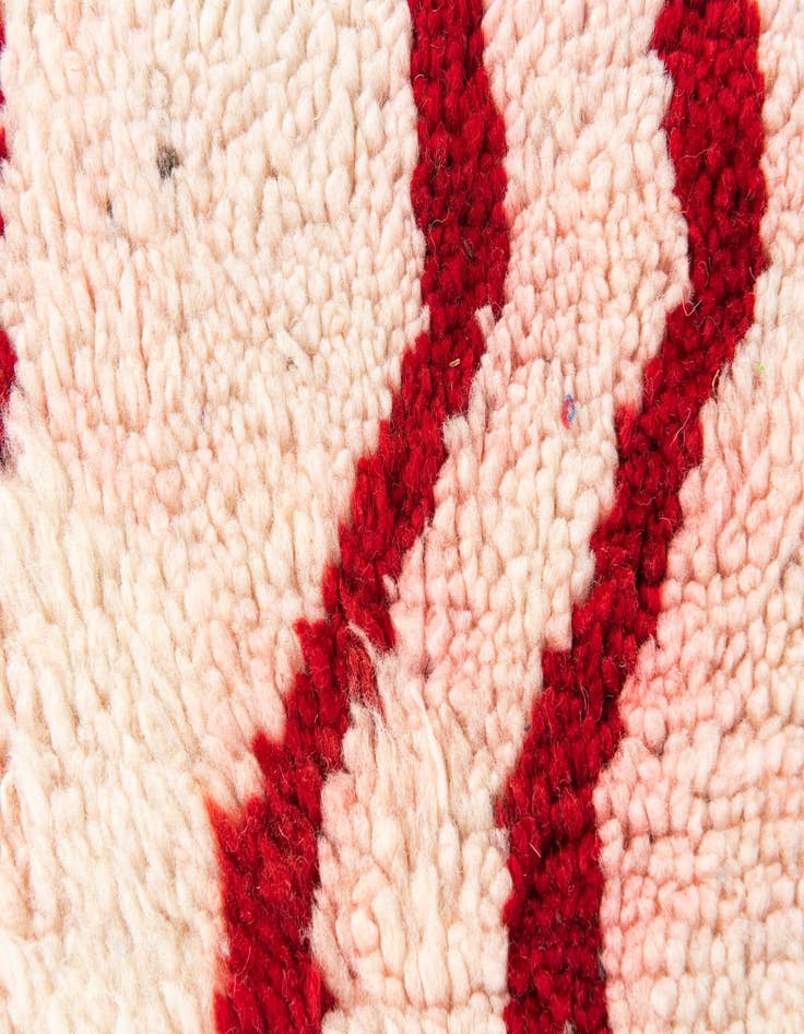 Detail image of  5' x 8'  Hand Knotted Moroccan Wool Rug