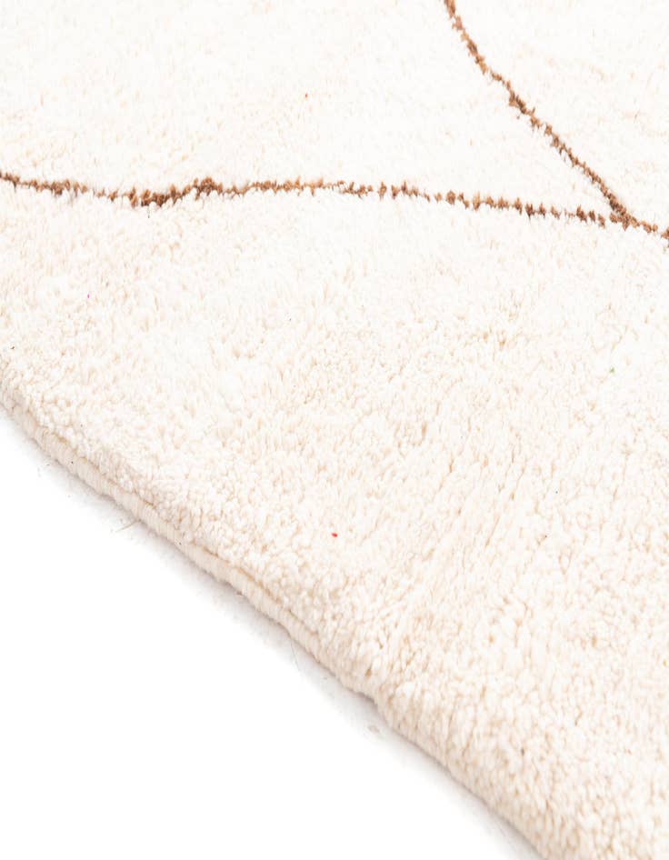 Detail image of  6' 10 x 9' 2  Hand Knotted Moroccan Wool Rug