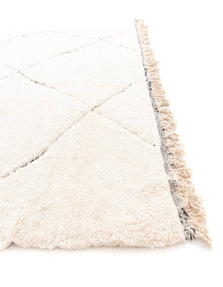 Detail image of  7' x 9' 6  Hand Knotted Moroccan Wool Rug